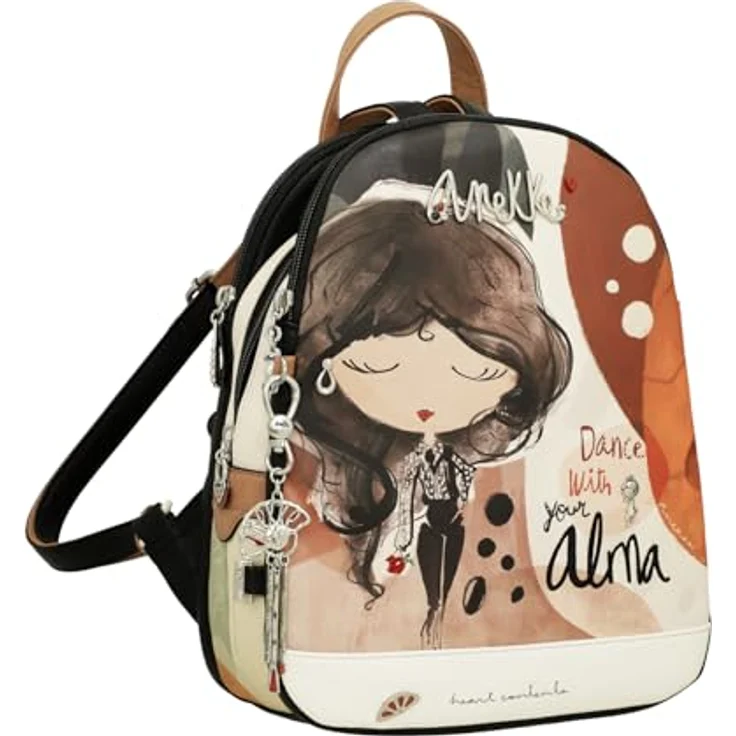 Anekke City Rucksack, 30 cm mehrfarbig aus 100% Polyurethan, 24 x 12 x 30 cm – Bild 1