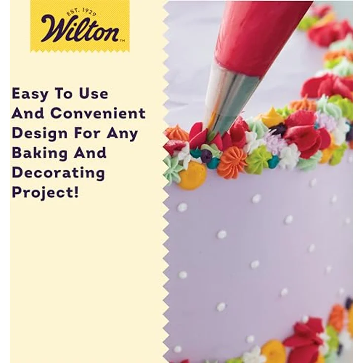 Wilton 2104-1368 Tüllen Set Deluxe, Edelstahl, Lila, 6.12 x 21.92 x 20.75 cm – Bild 4