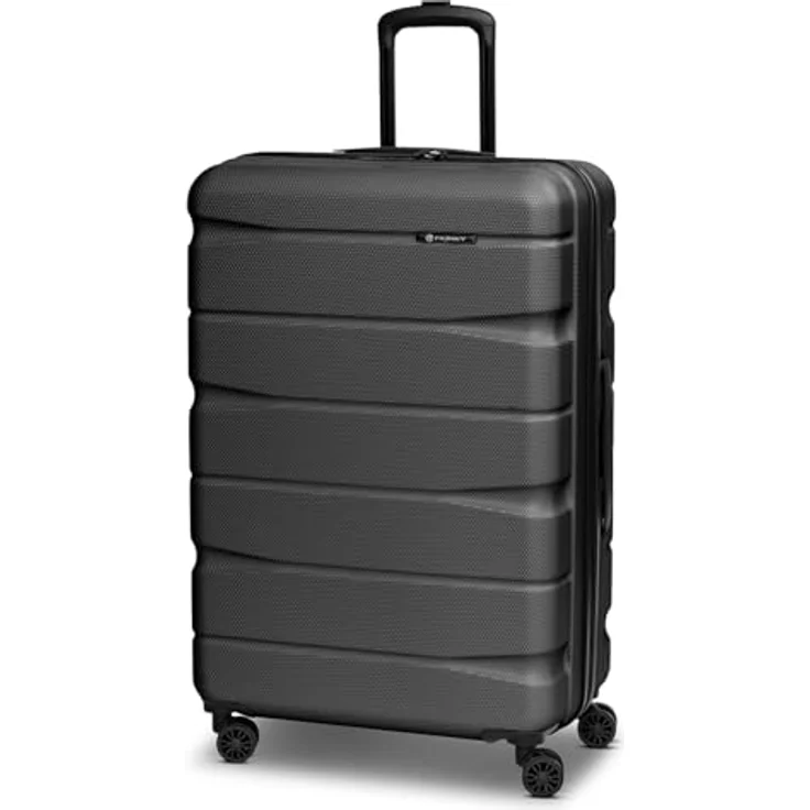 Franky Munich 4.0 Koffer groß | Hartschalen Trolley mit 4 Rollen, Kreuzpackgurt, arretierbarer Griff, Wäschefach und TSA-Zahlenschloss | 51 cm x 30 cm x 76 cm - 105l – Bild 1
