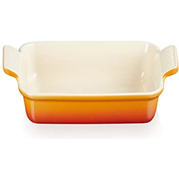 Le Creuset Rechteckige Auflaufform Tradition aus Steinzeug, 19 cm, 1.1 Liter, Ofenrot, 71102190900001 – Bild 2