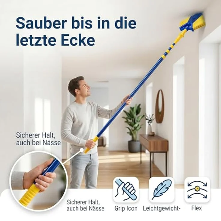 Neustanlo Eckbesen mit Teleskopstiel 4m – Bild 4