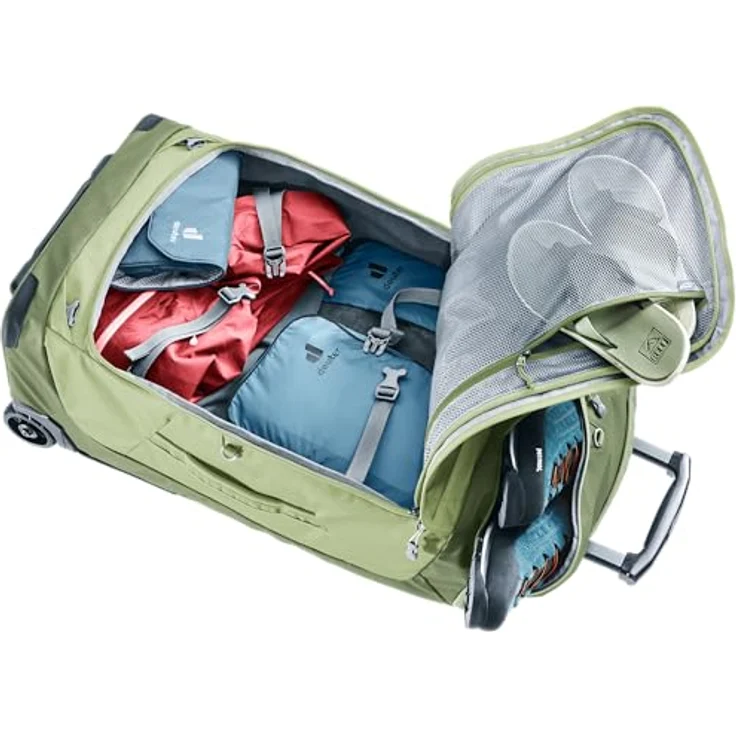 Deuter Rollkoffer Duffel Pro Movo 60, 60 Liter, wasserabweisendes TPU-Material, 74 x 35 x 33 cm, blau – Bild 5