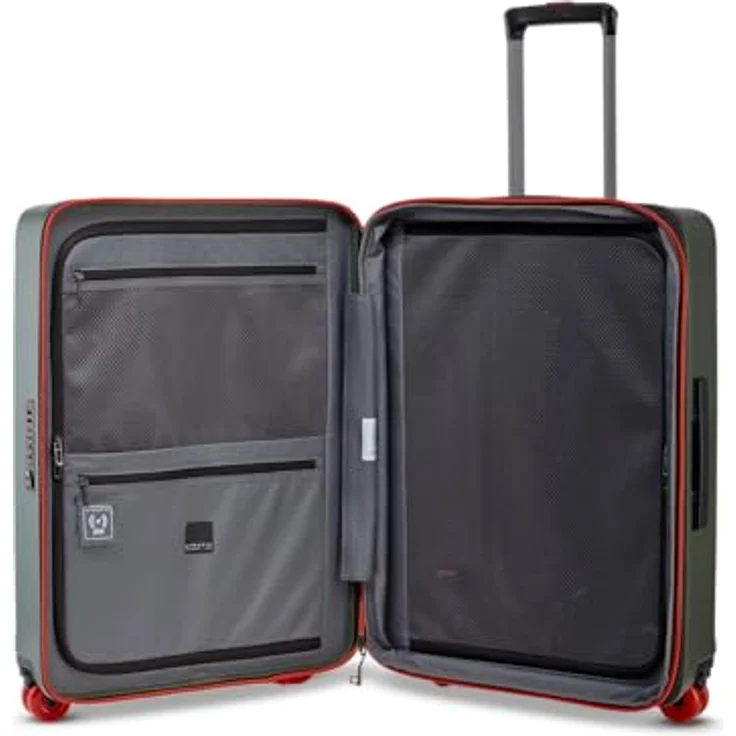 Stratic Buzz 4 Rollen Trolley M 65 cm, oliv, 100% Polycarbonat mit Dehnfalte – Bild 3