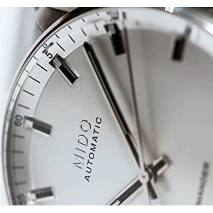 MIDO Herren-Armbanduhr Silber Gehäuse Automatik Analog M0216261103100 mit Saphirglas – Bild 4