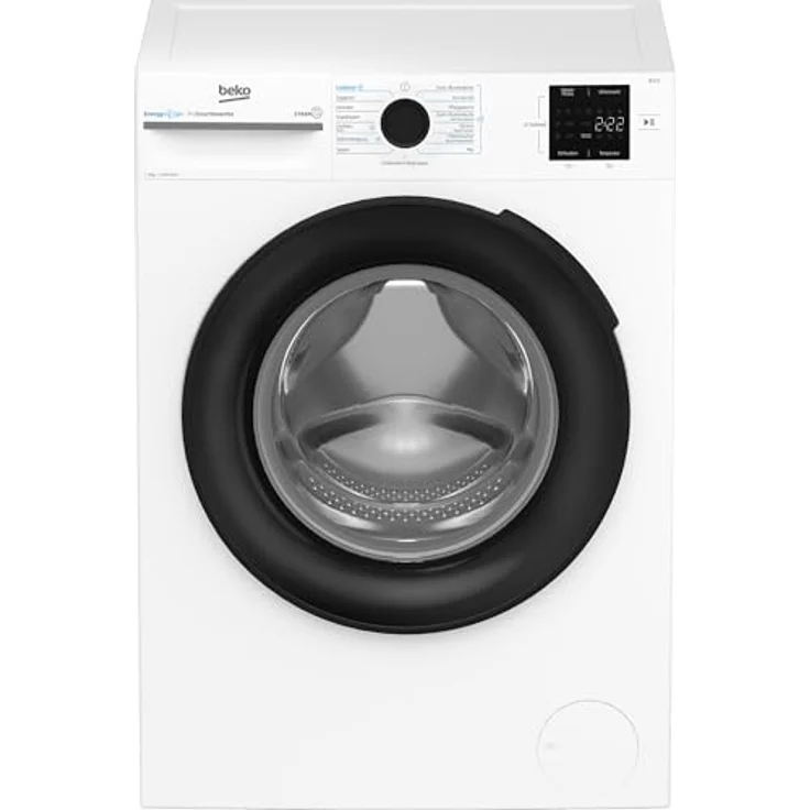 Beko BM3WFU3941X, 9 kg Waschmaschine mit Invertermotor, Nachlegefunktion und Energieeffizienzklasse A, weiß – Bild 2