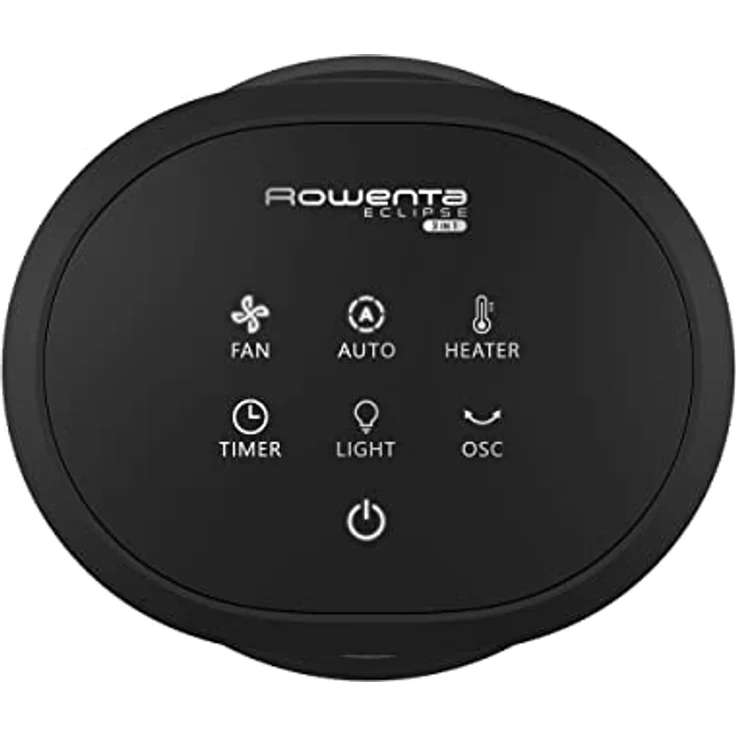 Rowenta QU5062 Eclipse 3in1 Luftreiniger | Heizlüfter | Ventilator | filtert 99,9% der Partikel | für 30 m2 Raumgröße | schnelle Heizung bis zu 35°C | automatischer Tag- und Nachtmodus | Schwarz/Grau – Bild 3