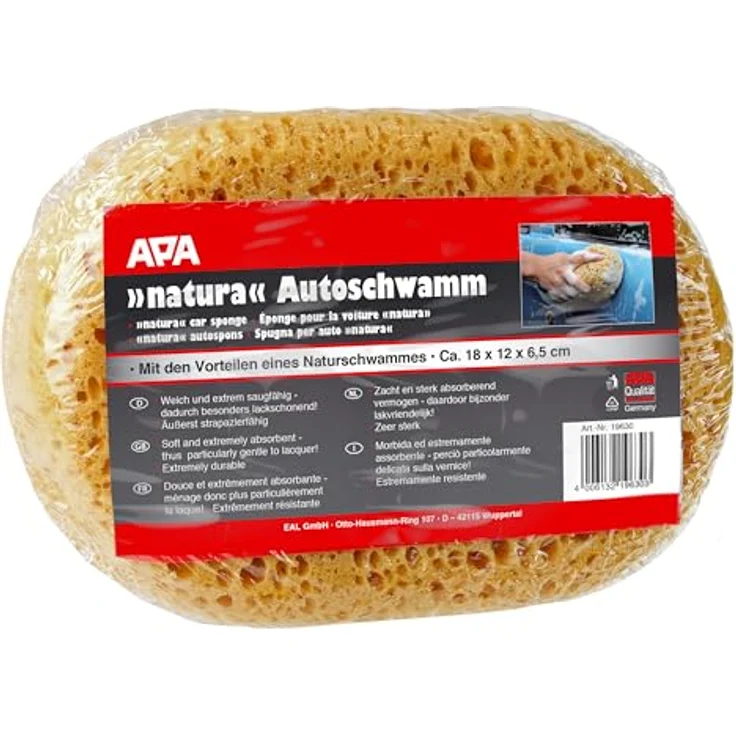 APA 19630 Autoschwamm Natura 180 x 120 x 65 mm – Bild 5