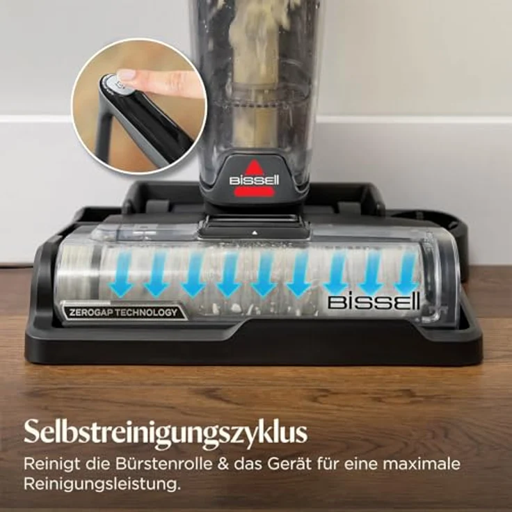 Bissell 4076, Set, Cycle-Reinigungsmittel & 2 × FreshStart Filter, Für CrossWave, OmniForce Edge, OmniFind Modelle 3912, 3999, 4000, 4006, 4007, 4008, 4017, 4087, Blau, Schwarz, Grau, Weiß - Optimiert die Reinigungsleistung und Lebensdauer, selbstreinigender Zyklus – Bild 5