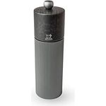 PEUGEOT - Pfeffermühle Line 18 cm + Schwarzer Pfeffer - Klassische Mahlgradeinstellung - Aluminium und Holz mit PEFC-Siegel - Karbonfarben.