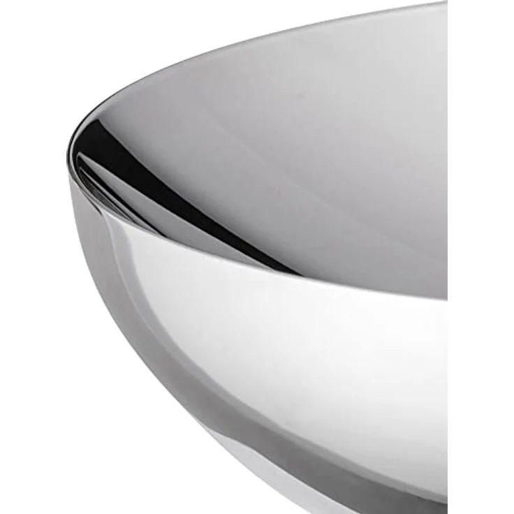 Alessi Double doppelwandige Schale, aus Edelstahl, Silber,8.5 x 34 x 19.5 cm - Preisvergleich – Bild 3
