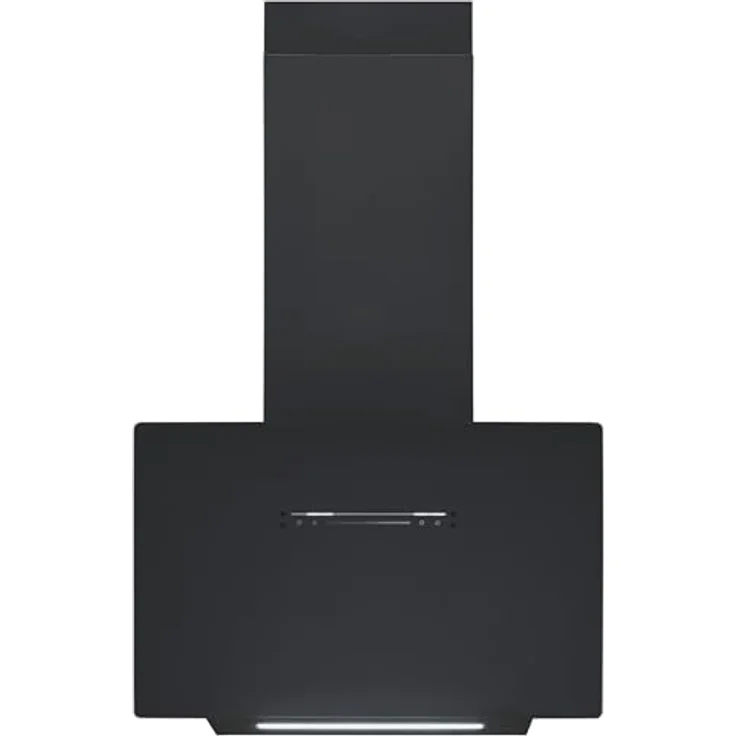 Exquisit Dunstabzugshaube 60cm, Touch-Bedienung, Gestensteuerung, Metallfettfilter, LED-Beleuchtung, Abluft/ Umluft, mattschwarz – Bild 1