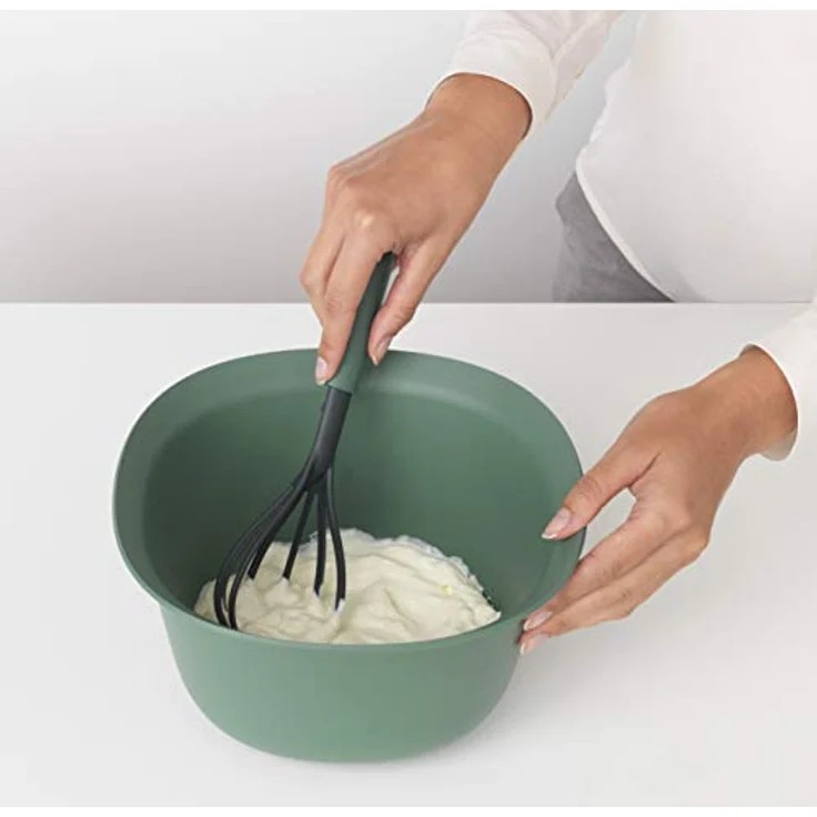 Brabantia Back Set TASTY+ Fir Green, Rührschüsseln mit Schneebesen, Backpinsel und Teigschaber – Bild 5