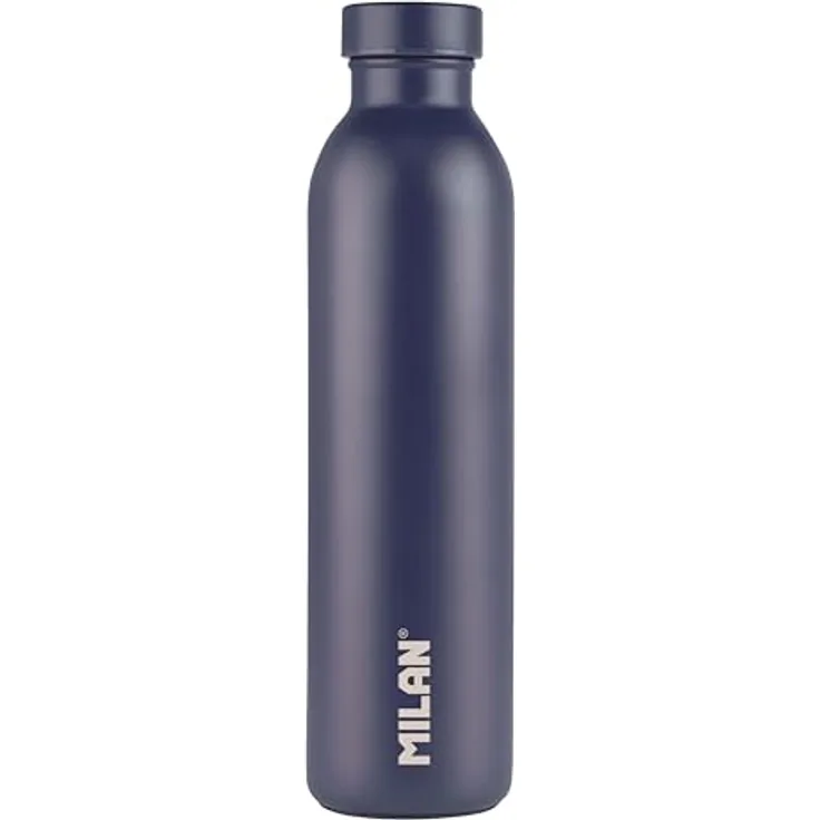 MILAN® Isolierflasche 591 ml Edition 1918 Marineblau, Edelstahl, Thermos, Schraubverschluss, Sport, Electric Stovetop Compatible