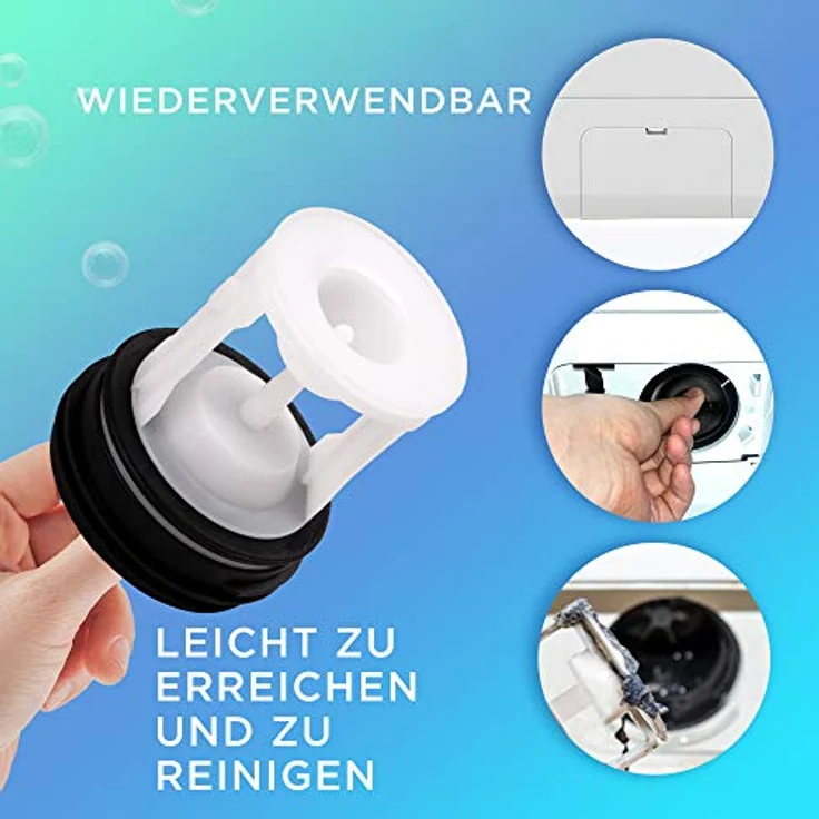 Whirlpool Ersatzteil Deckel für Ablaufpumpe, kompatibel mit Bauknecht, Ignis, Polar, Maytag, Privileg, Tegran – Bild 5