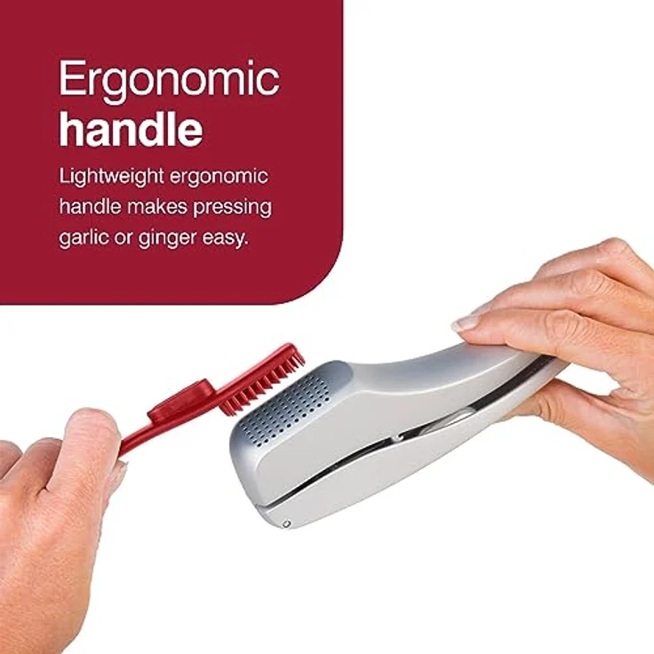 Zyliss Knoblauchpresse E12150 Susi 3 praktische Presse für große Knoblauchzehen auch mit Schale. Inklusive Reinigungswerkzeug. Länge: 15 cm. – Bild 5