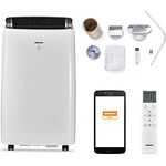 MEDION X960HS mobile Klimaanlage mit Abluftschlauch, 9.600 BTU, bis 32qm, 4in1, App Steuerung, leise, Schlafmodus, Staubfilter