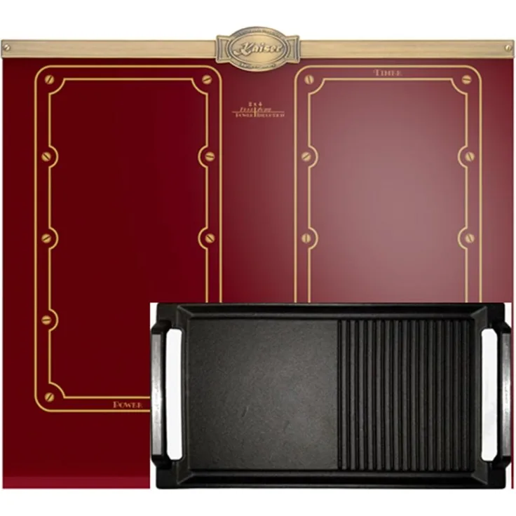 Kaiser Empire KCT 6192 FI RotEm, Induktions-Kochfeld 60 cm mit Grillplatte, stoßfeste Glaskeramik in Bordeaux