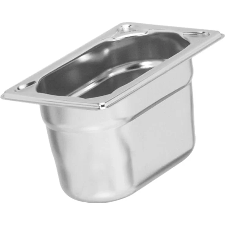Blanco B.PRO GN-Behälter 1/9, 18/10 Edelstahl, Tiefe 100 mm, Inhalt 0,90 Liter, nahtlos und stapelbar