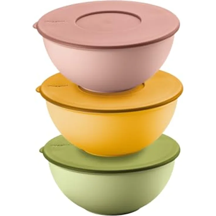 Guzzini Behälter-Set, Vorratsdosen, Multicolor, mikrowellen- und spülmaschinengeeignet, 16 cm