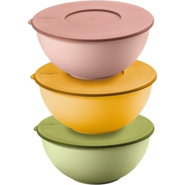 Guzzini Behälter-Set, Vorratsdosen, Multicolor, mikrowellen- und spülmaschinengeeignet, 16 cm – Bild 1