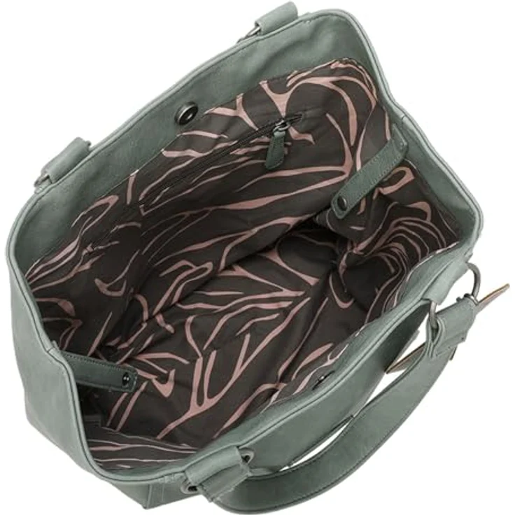 Fritzi aus Preußen Shopper Eco Joy01, Schultertasche mit variabler Form, Leaf (grün) – Bild 3