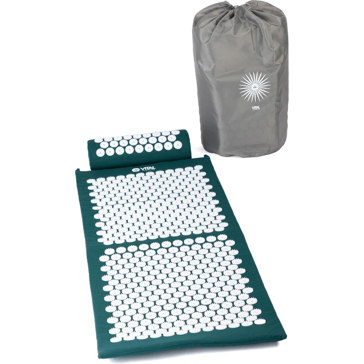 bodhi Akupressurmatte VITAL Akupressurmatte & Nackenrolle Set XL, petrol – Bild 1