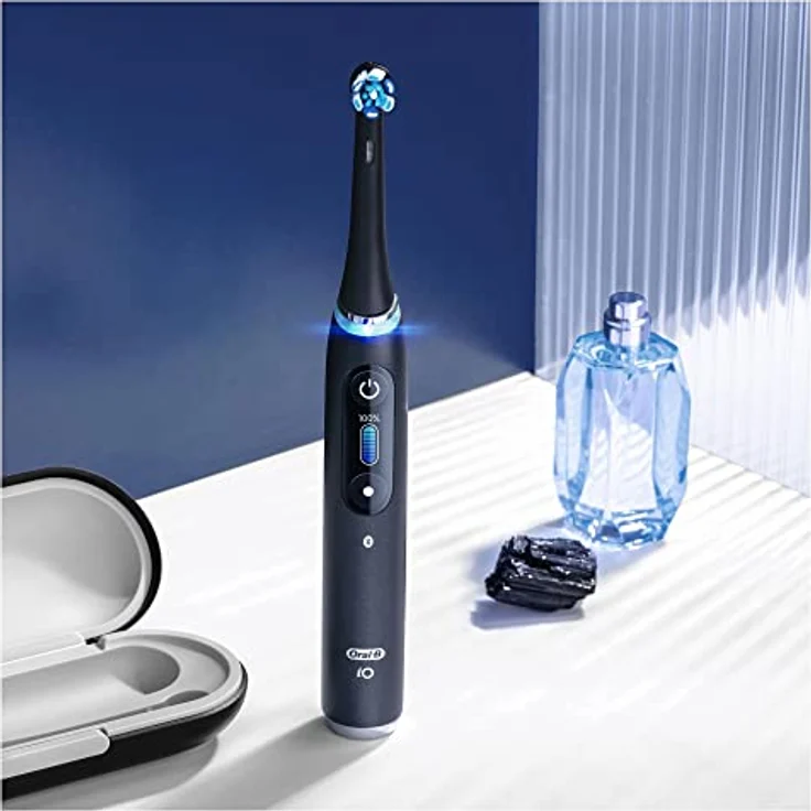 Oral-B iO Ultimate Clean Black Zebbürstenspitze, Packung mit 4 Stück – Bild 4