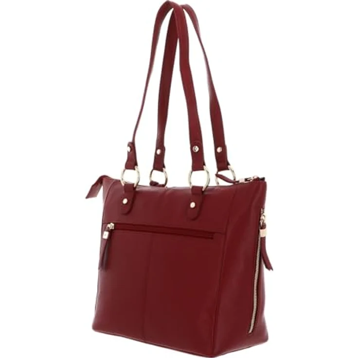 Picard Java Shopper, Handtasche aus genarbtem Nappaleder, 33 x 12.5 x 24 cm, rot – Bild 4