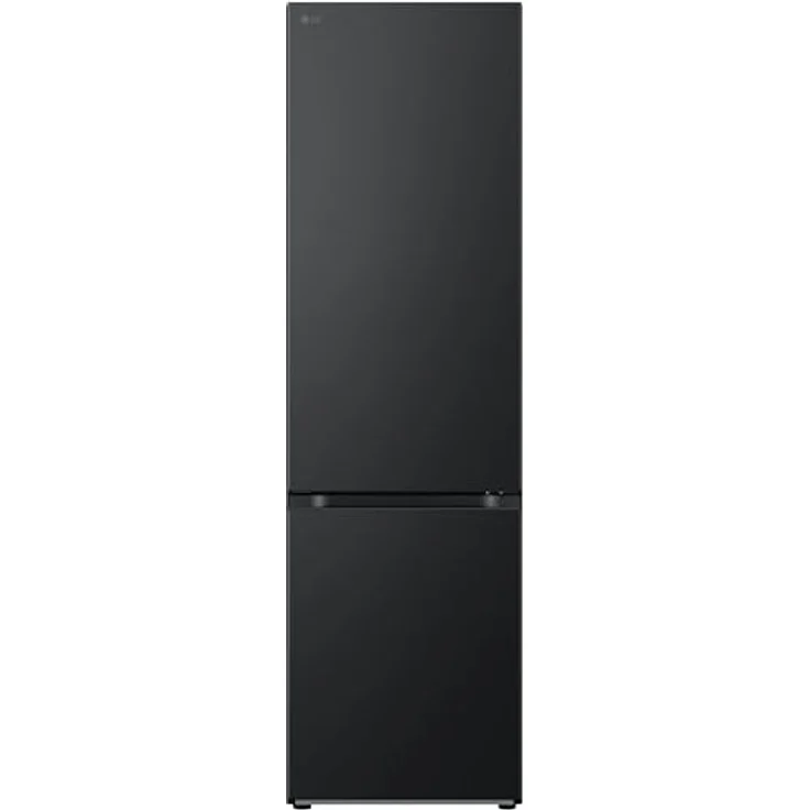 LG GBV7280BEV, Klasse B, 387 L, Kühl-/ Gefrierkombination mit Innendisplay, Frische Features, DoorCooling+, Variables Ablagefach für XXL-Stauraum, 59,5 x 67,6 x 203 cm ꟷ Essence Black Steel – Bild 1