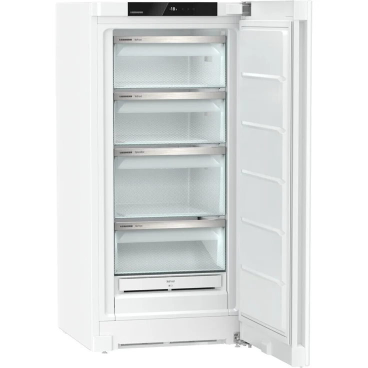 Liebherr FNd 4224-22 Standgefrierschrank, 161L, 4 Sterne, Energieklasse D, leise 37dB, 15kg/24h Gefrierleistung, weiß – Bild 1