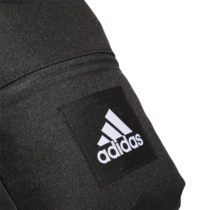 adidas Performance ESS Organizer Umhängetasche, strapazierfähiges, leichtes, recyceltes Polyester, 5 Liter, verstellbarer Schulterriemen, Schwarz – Bild 4
