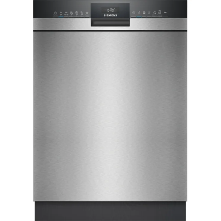 Siemens iQ300, Unterbau-Geschirrspüler SN43HS15BE, 60 cm, 13 Gedecke, gebürsteter Stahl, 6 Programme, Geräuschpegel 42 dB, Auto-Programm, Wasser-Stopp