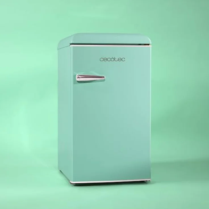 Cecotec Bolero Coolmarket TT Origin 103 Green E, Mini-Kühlschrank, 95 l Fassungsvermögen, 89,3 cm hoch, Energieeffizienzklasse E, Retro-Design – Bild 4