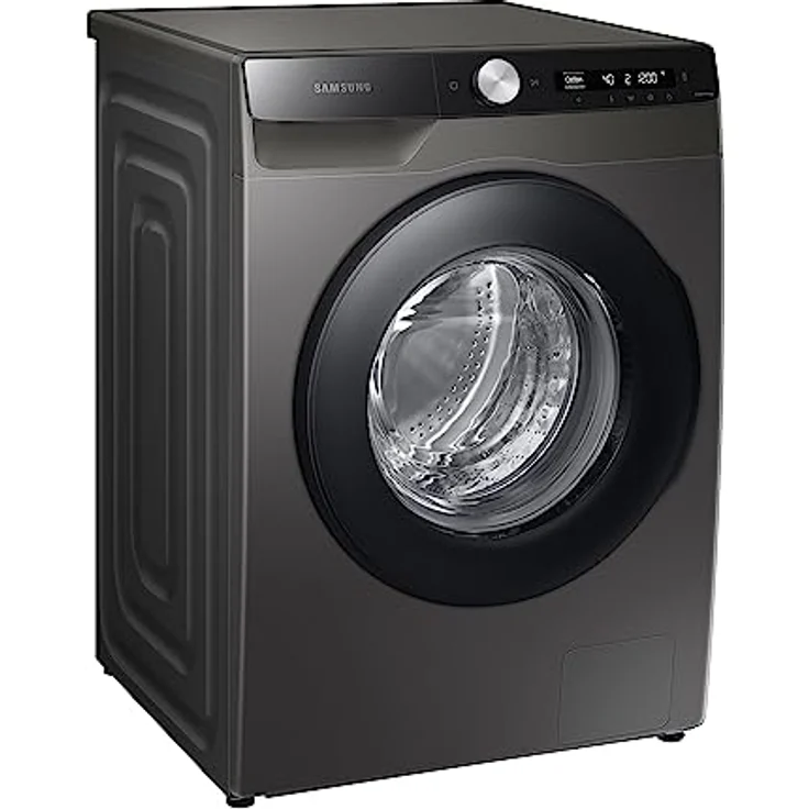 Samsung Waschmaschine WW80T604ALXAS2, 8 kg, 1400 U/min, Ecobubble, Simple Control, WiFi SmartControl, SuperSpeed 59 Min, Inox/Schwarz – Bild 1