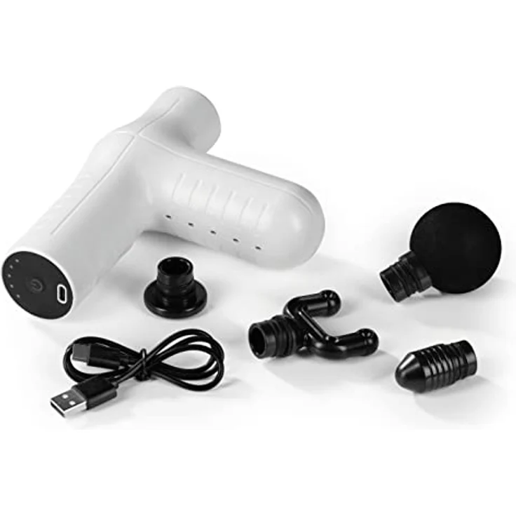 VITALmaxx Mini Massage Gun Smart Grip Weiß – Bild 6
