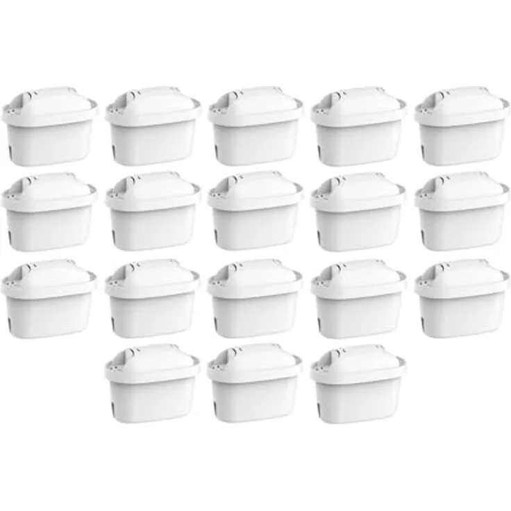 Comedes Filter-Kartusche einsetzbar statt Brita Maxtra Pro & Maxtra+, kompatibel mit Brita Wasserfilter-Kannen & Brita Flow, TÜV SÜD zertifiziert, BPA frei (18 Stück)