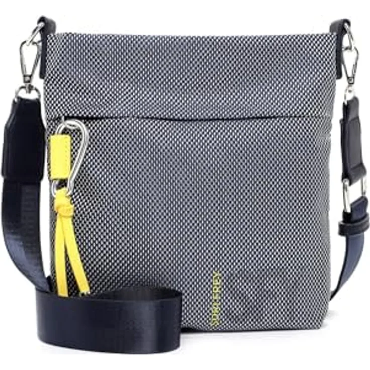 Suri Frey SURI Sports Marry, Umhängetasche aus Nylon mit Reißverschluss, 23x25x4 cm, Blau, vegan
