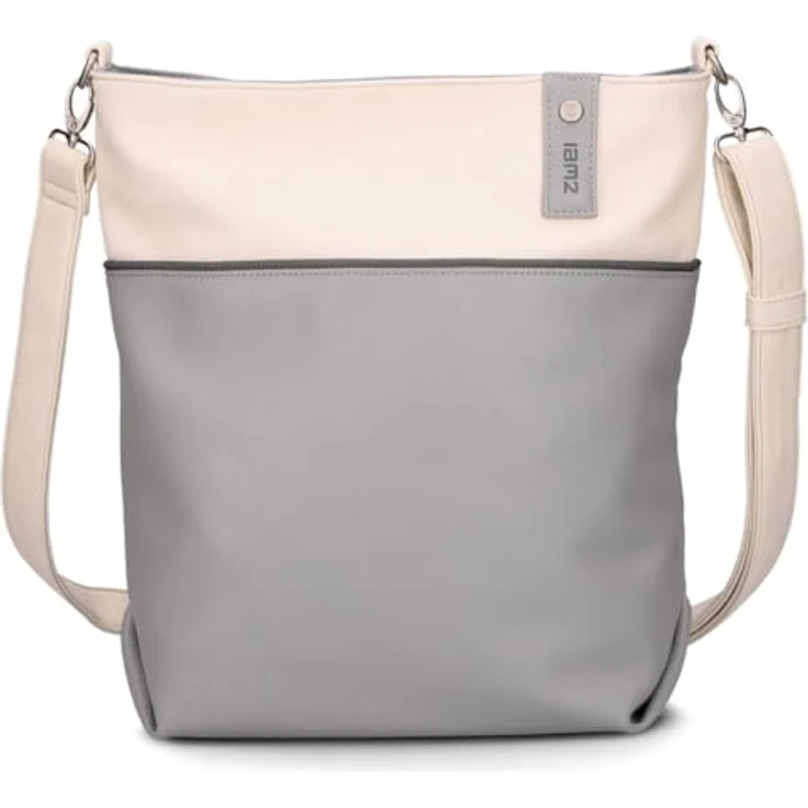 Zwei Umhängetasche Jana J12 - Schultertasche 33 cm (foggy) – Bild 3