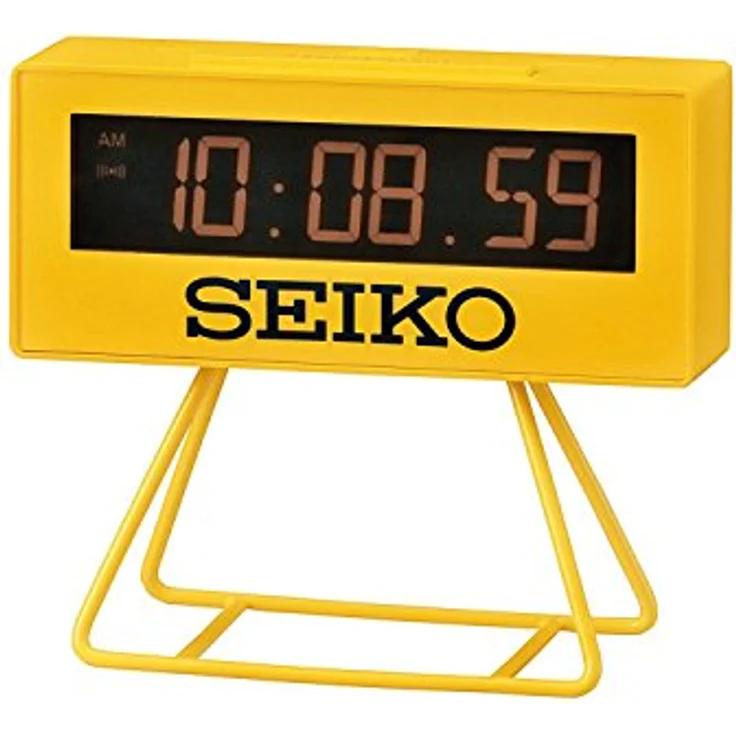 Seiko QHL062Y, Digitalwecker aus Kunststoff, schwarz, Automatik mit 41 Stunden Gangreserve – Bild 1
