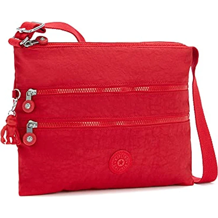 Kipling Alvar Umhängetasche, Damenhandtasche, 33 cm, modern, rot, stufenlos verstellbarer Umhängeriemen – Bild 2