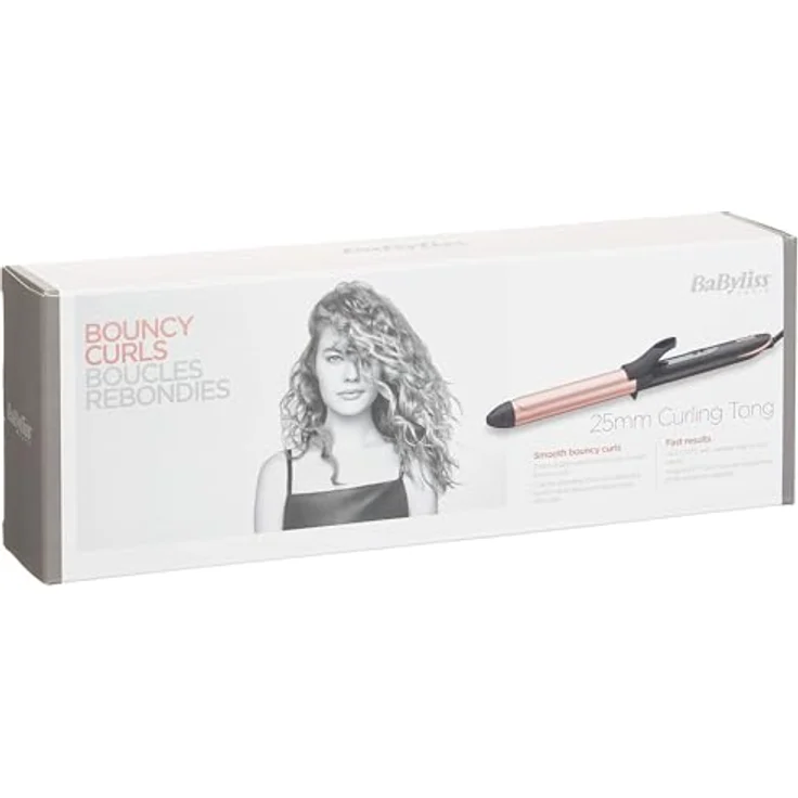 BaByliss C451E mit Klemme, 25mm Durchmesser, 6 Temperaturstufen, roségold-schwarz – Bild 2