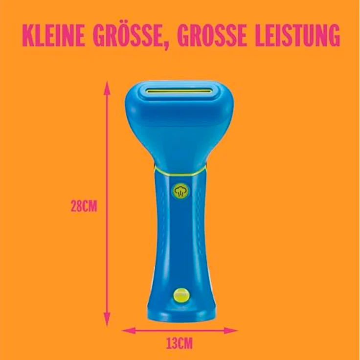 Conair GSC24BLE Dampfbürste TravelSteam Power, kompakte Dampftechnologie mit 20 g/min, blau – Bild 10