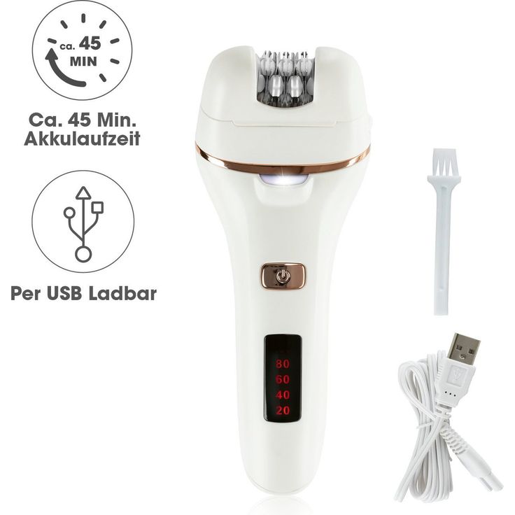 VITALMAXX Epilierer 3,7V weiß/rosegold Perfect Beauty - Preisvergleich