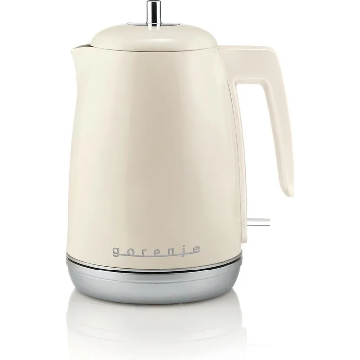 Gorenje Wasserkocher Retro Collection, 1,7 l, Farbe Champagne, klassisches Design