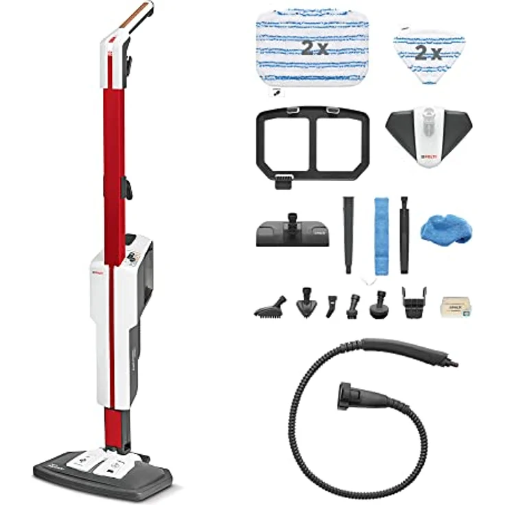 Polti SV650_Style Upright Dampfreiniger, rot-weiß – Bild 2