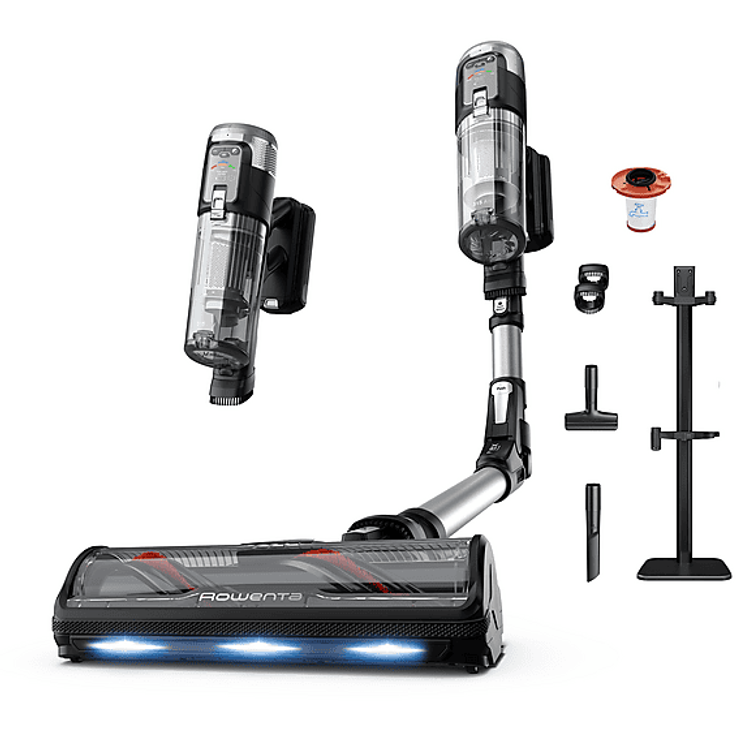 ROWENTA RH9C36 X-Force Flex 16.60, kabelloser Stielsauger mit 780 Watt, 2 Stunden Laufzeit, Anti-Verhedderungs-Technologie