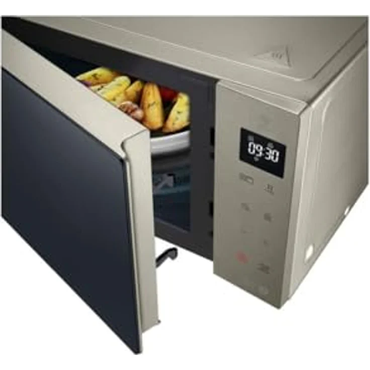 LG Electronics NeoChef MH 6535 GIS Mikrowelle mit Grill, 1000 Watt, 25 Liter Garraum, Digital display, Standgerät, Braun-Silber – Bild 3