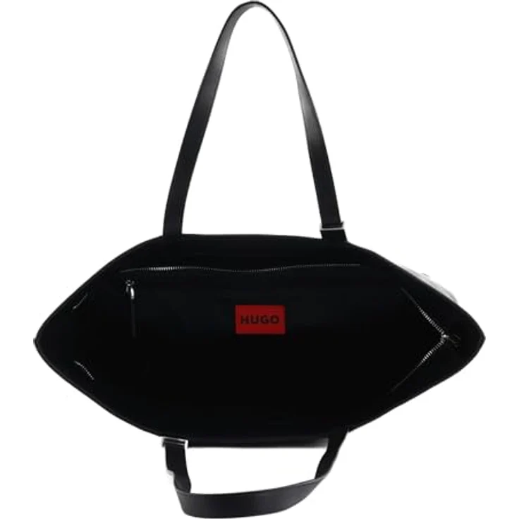 HUGO Shopper Mel 2.0 Tote, große Damen-Umhängetasche aus hochwertigem Lederimitat, 49 cm, mit Reißverschluss-Hauptfach und verstellbarem Tragehenkel – Bild 5