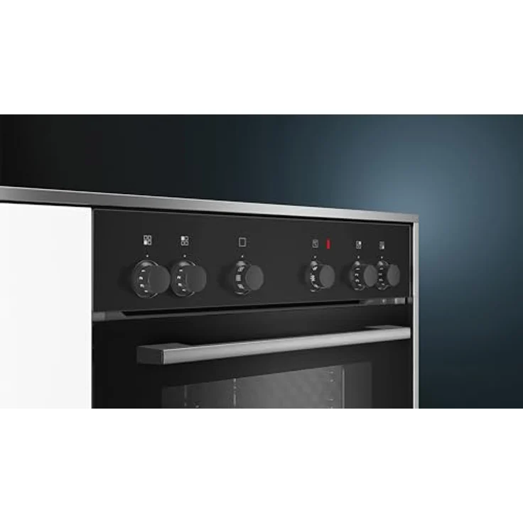 Siemens EQ110KA2B iQ100 Herd-Kochfeld-Kombination, 59.4 cm, Schnellaufheizung, 3D Heißluft, zuschaltbare Bräterzone – Bild 3