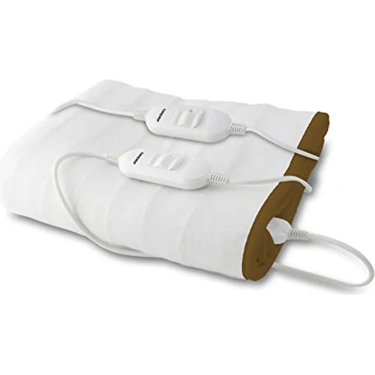 BEPER P203TFO110 Doppelbettheizer 160x140 cm, Soft Touch, waschbar,120W, wählbare Temperaturen, Überhitzungsschutz